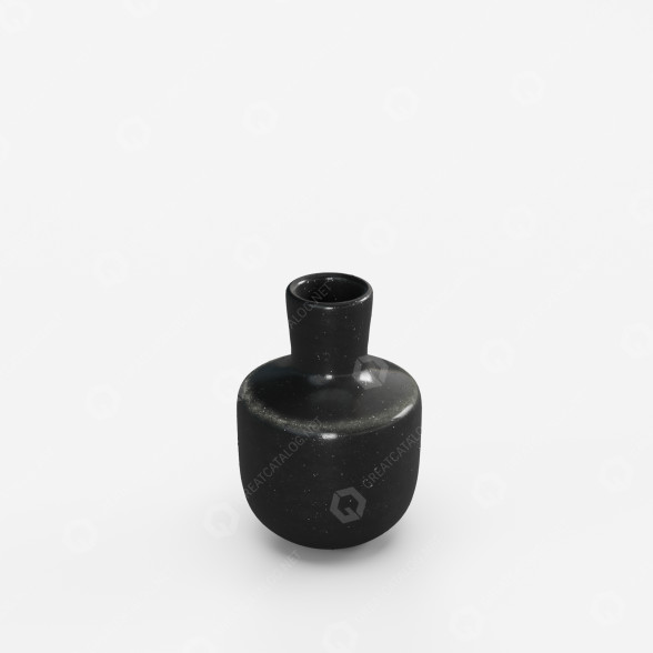 Ваза Jar Black 3D модель