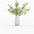 Ваза та рослина Olive Branch - vizz.n3d