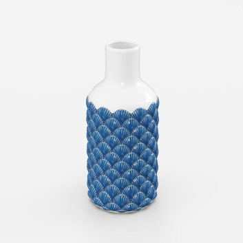 Vase Ceramic Blue 