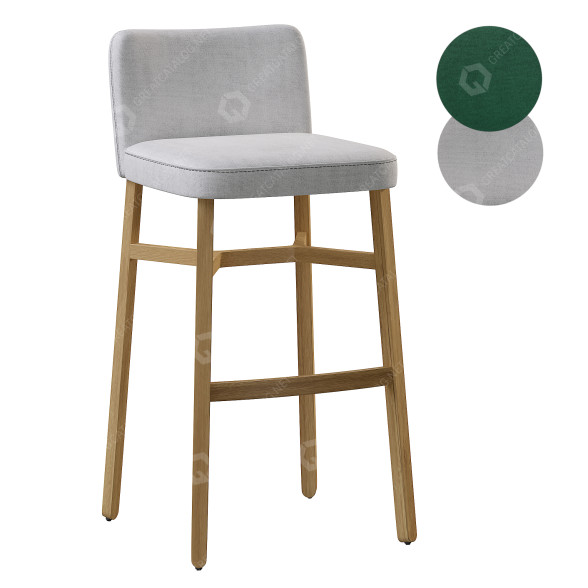 Tabouret de bar Croissant 577 modèle 3D