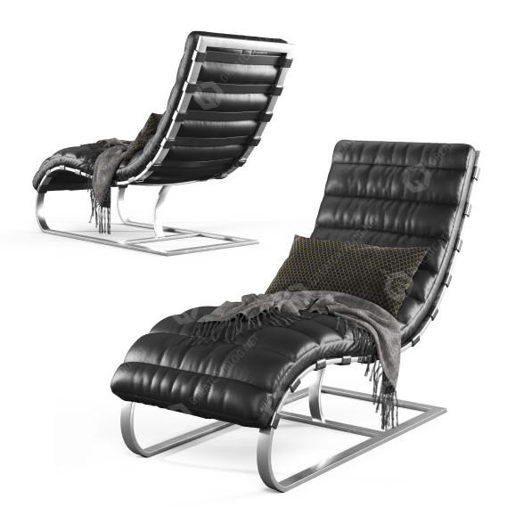 Шезлонг Restoration Hardware 3D модель