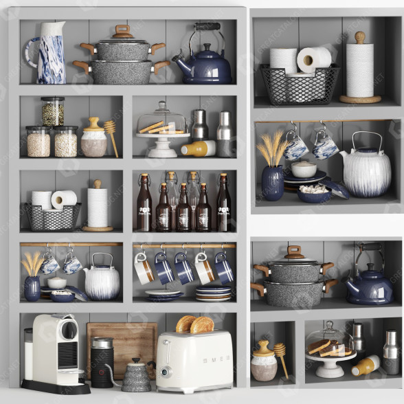Dekoracje Smeg Kitchen Accessories 007 model 3D