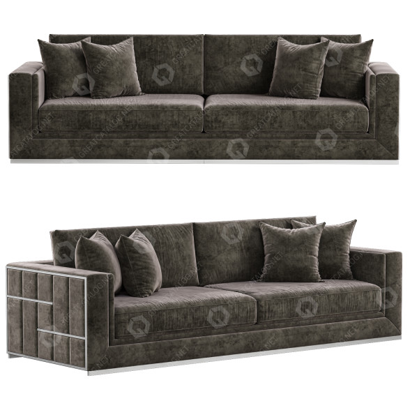Sofa Cadde Yildiz Viyana Luks Kanepe 3D model
