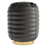Пуфи Leather Black and Brown - 3lordmax