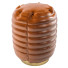 Пуфи Leather Black and Brown - 3lordmax