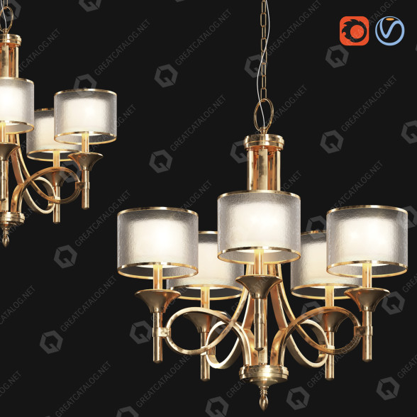 Żyrandol Light 17 model 3D