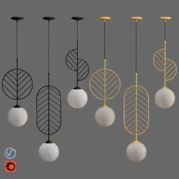 Lampy wiszące  Light 03 Model 3D