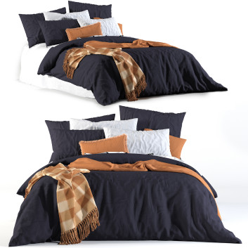 Ліжко Adairs Charcoal Quilt Cover Set