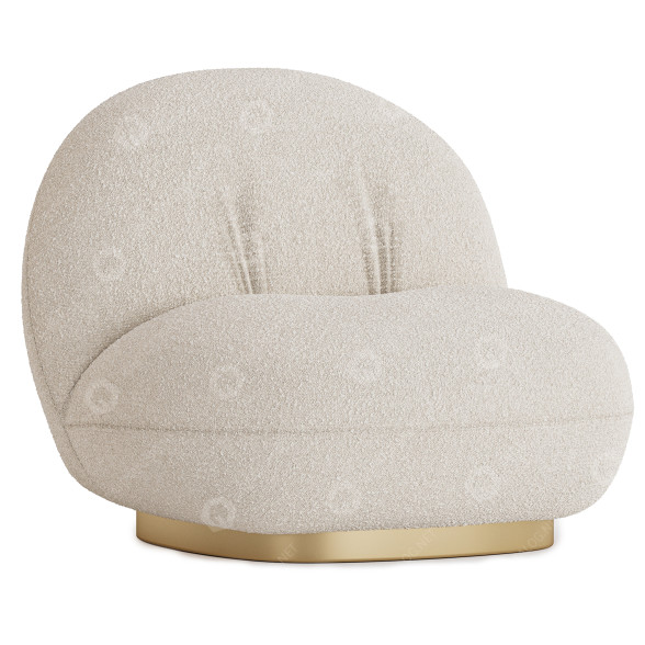 Sessel Gubi Pacha Lounge 3D-Modell