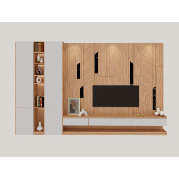 ТВ стінка та декор Wood