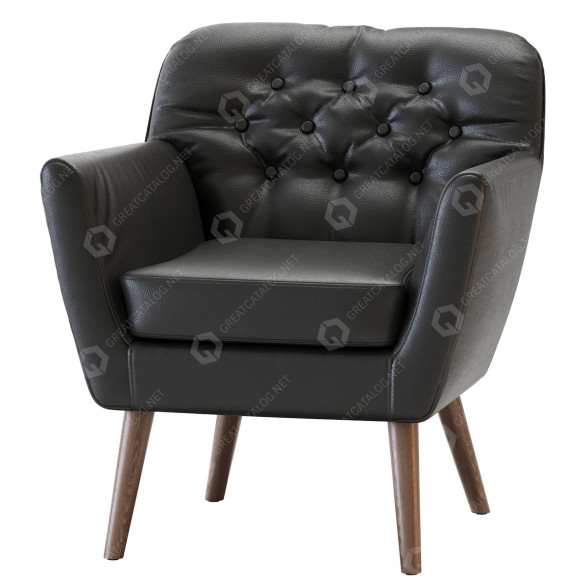 Fauteuil GDF Studio Madelyn Mid modèle 3D