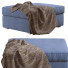 Ottoman IKEA Kivik Blue - ED-MONTE