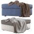 Ottoman IKEA Kivik Blue - ED-MONTE