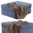 Ottoman IKEA Kivik Blue - ED-MONTE