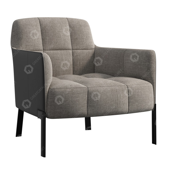 Fauteuil Pitt modèle 3D