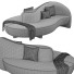 Sofa Holly Hunt Park Avenue - 3dcloudd
