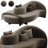 Sofa Holly Hunt Park Avenue - 3dcloudd