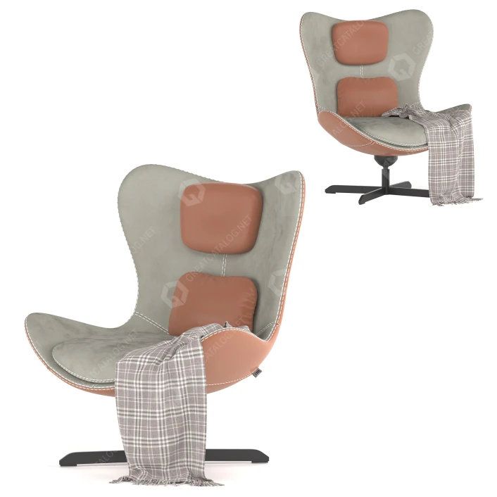 Armchair Calligaris Lazy 3D model GreatCatalog 15600