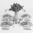 Сервированный стол Набор 10 - Mrym.3dmodel
