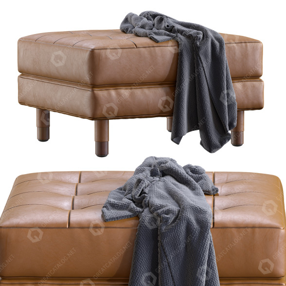 Пуф IKEA Landskrona Leather 3D модель
