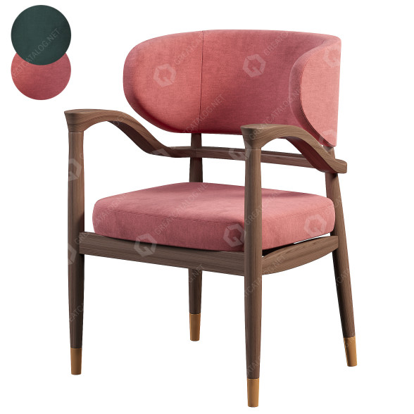 Fotel Mezzo Collection Mason model 3D