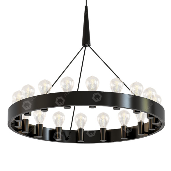 Chandelier Robert Abbey Candelaria 3D model
