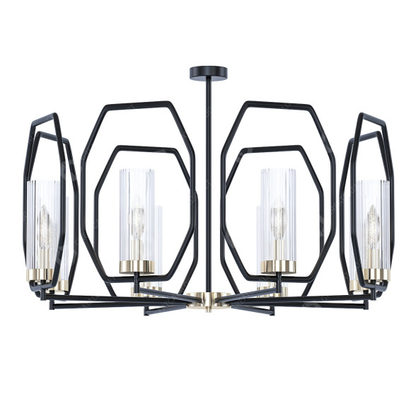 Chandelier Celaeno A7004PL-8BK 3D model