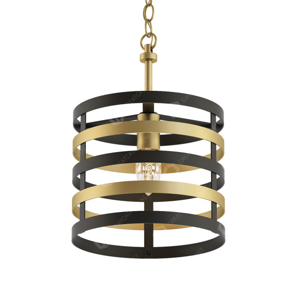 Hängeleuchte Lightstar Epsilon 735010 Gold Stripes 3D-Modell