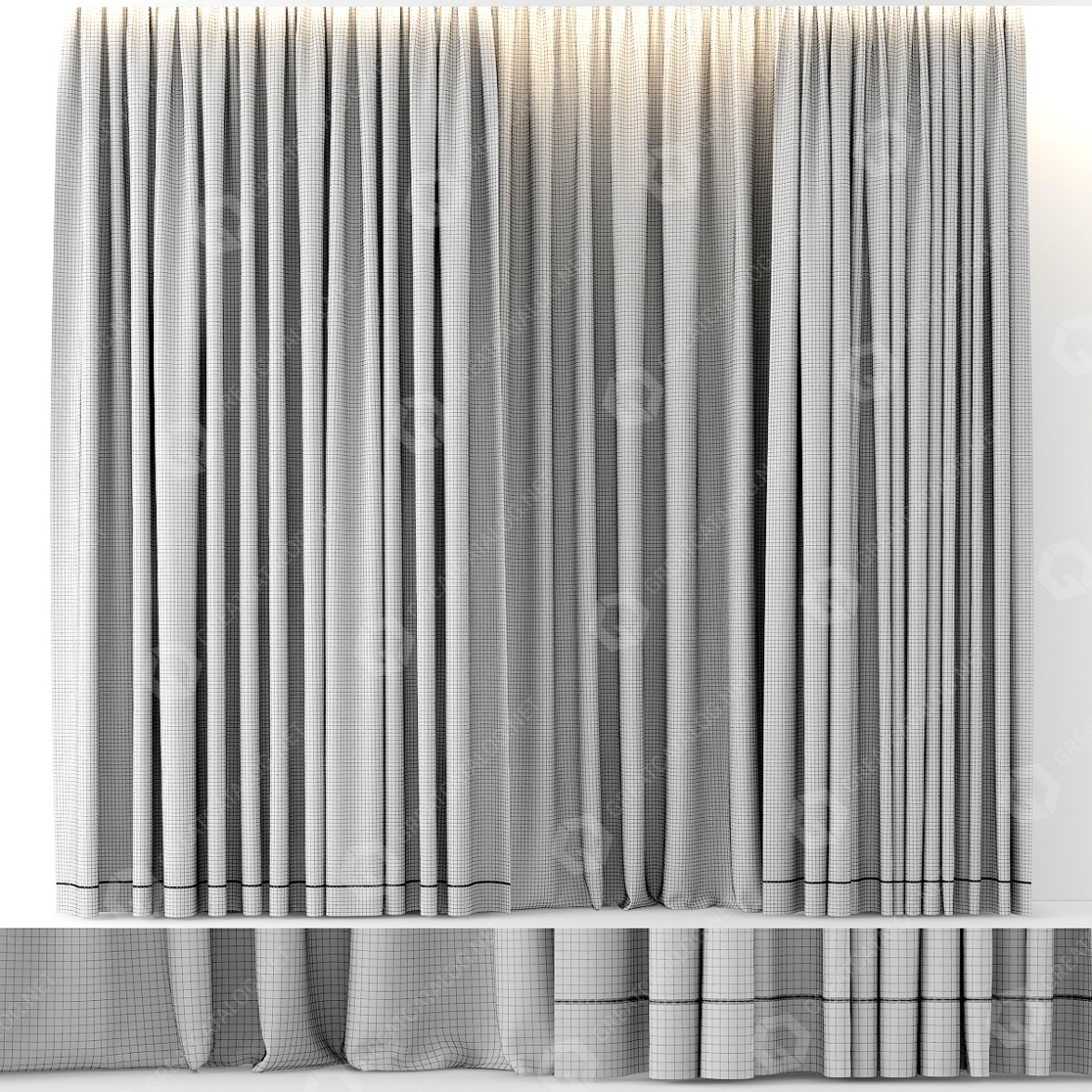 Curtains Velvet 3D model・Download 3D models・Great Catalog