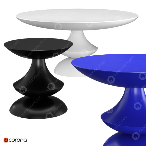 Mesas de centro Emmemobili Birignao Modelo 3D