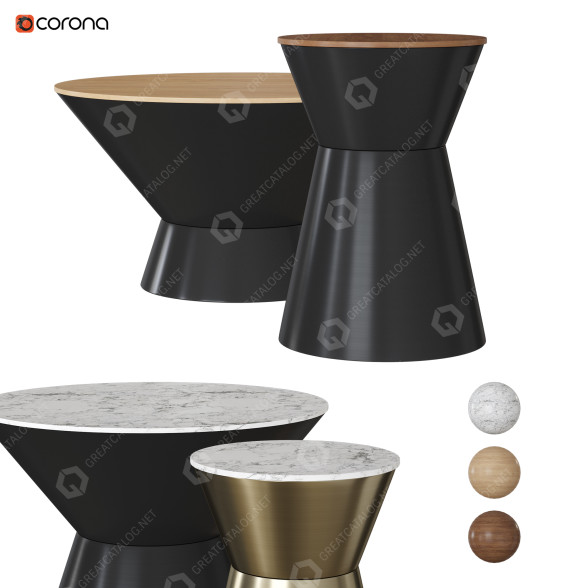 Coffee Tables Kettle 3D model