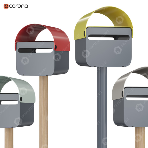 Поштова скринька DesignByThem Tomtom 3D модель