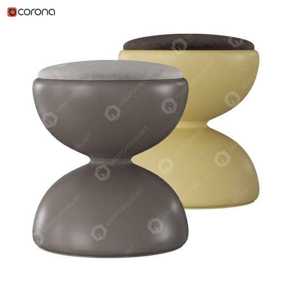 Табурет Nitesco Clessidra 3D модель