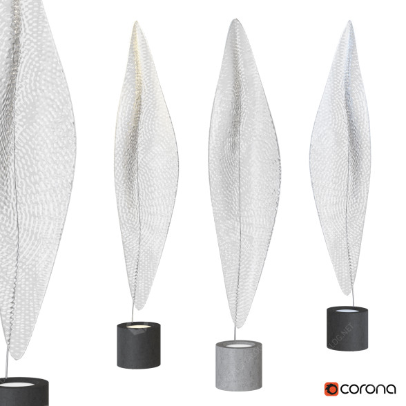 Floor Lamp Artemide Cosmic Leaf 3D model