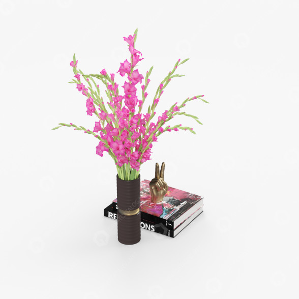 Bouquet et décoration Gladiolus modèle 3D