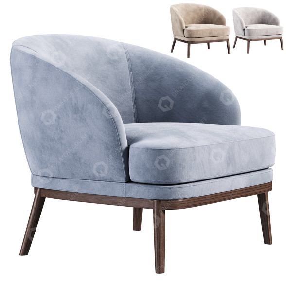Fotel Domkapa Ruth model 3D
