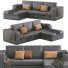 Sofa Alhambra Leather - ED-MONTE