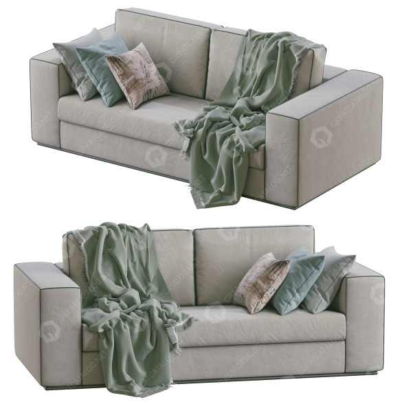 Sofa Alhambra Beige 3D model