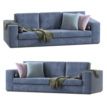 Sofa  Alhambra Blue Model 3D