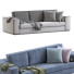 Sofa Alhambra Blue - ED-MONTE