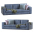 Sofa Alhambra Blue - ED-MONTE