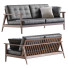Диван Century Modern The Mid Century Show Wood Black - ED-MONTE