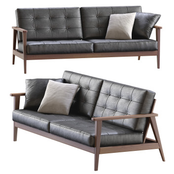 Диван Century Modern The Mid Century Show Wood Black