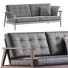 Диван Century Modern The Mid Century Show Wood Black - ED-MONTE