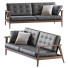 Диван Century Modern The Mid Century Show Wood Black - ED-MONTE