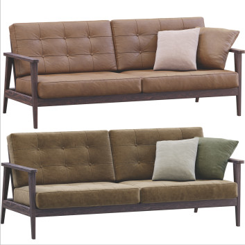 Диван Century Modern The Mid Century Show Wood Brown