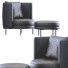 Крісло та пуф Minotti Torii Leather - ED-MONTE