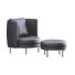 Крісло та пуф Minotti Torii Leather - ED-MONTE