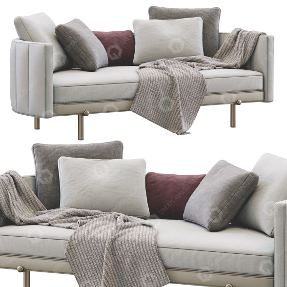 Диван Minotti Torii 3D модель