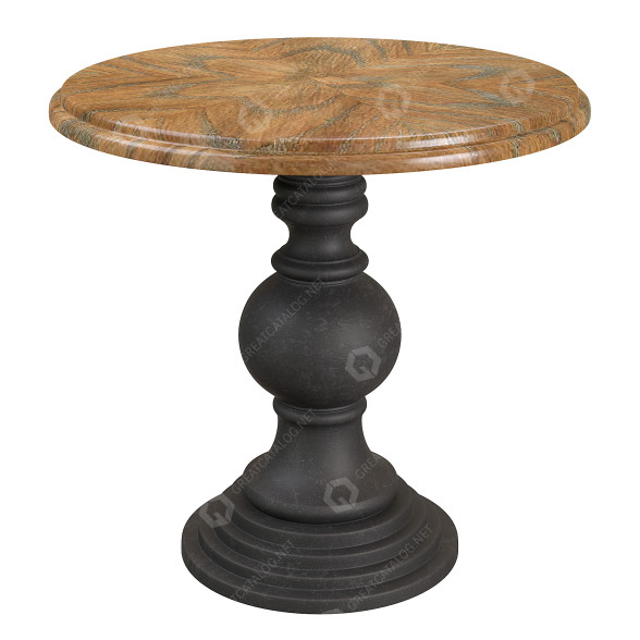 Mesa de centro Wood Black Modelo 3D